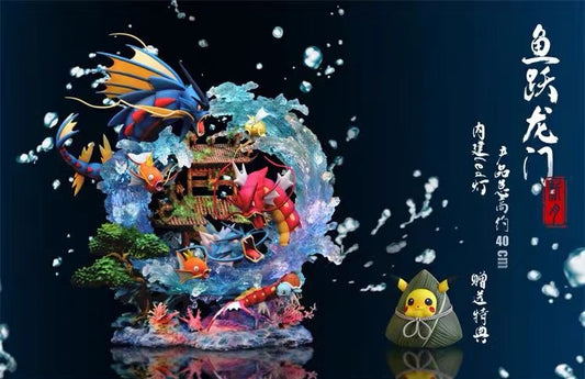 〖Sold Out〗Pokemon Gyarados Family Model Statue Resin  - CRESCENT Studio
