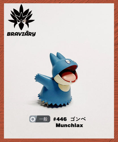 〖In Stock〗Pokemon Scale World Snorlax Munchlax #143 #446 1:20 - Braviary Studio