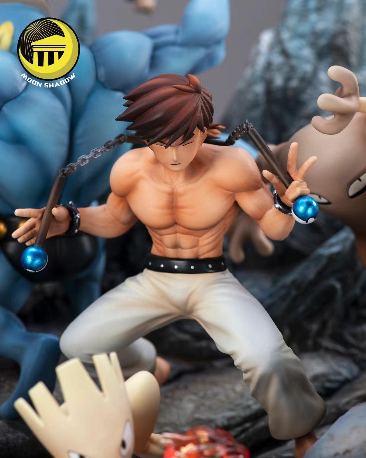 〖Sold Out〗Pokemon Four Kings Series Bruno Model Statue Resin  - Moon shadow Studio