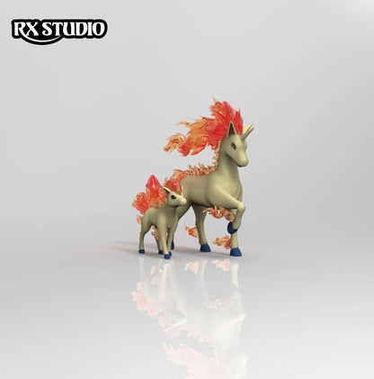 〖In Stock〗Pokemon Scale World Ponyta Rapidash #077 #078 1:20 - RX Studio