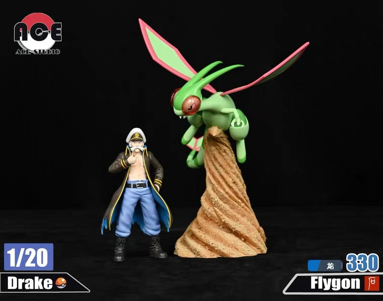 〖Sold Out〗Pokemon Scale World Four Kings Series Drake& Flygon 1:20 - ACE Studio