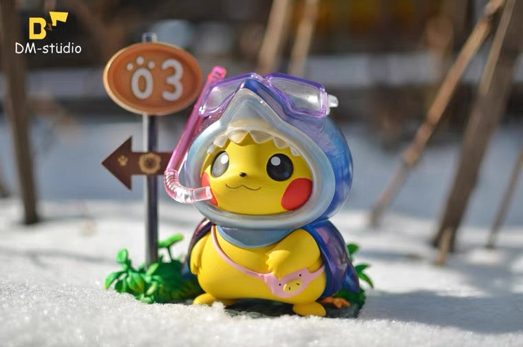 〖In Stock〗Pokémon Peripheral Products Cosplay Pikachu Shark - DM Studio