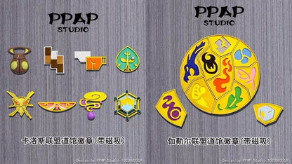 〖Sold Out〗Pokemon Peripheral products Kalos League&Galar League Gym Badge - PPAP Studio