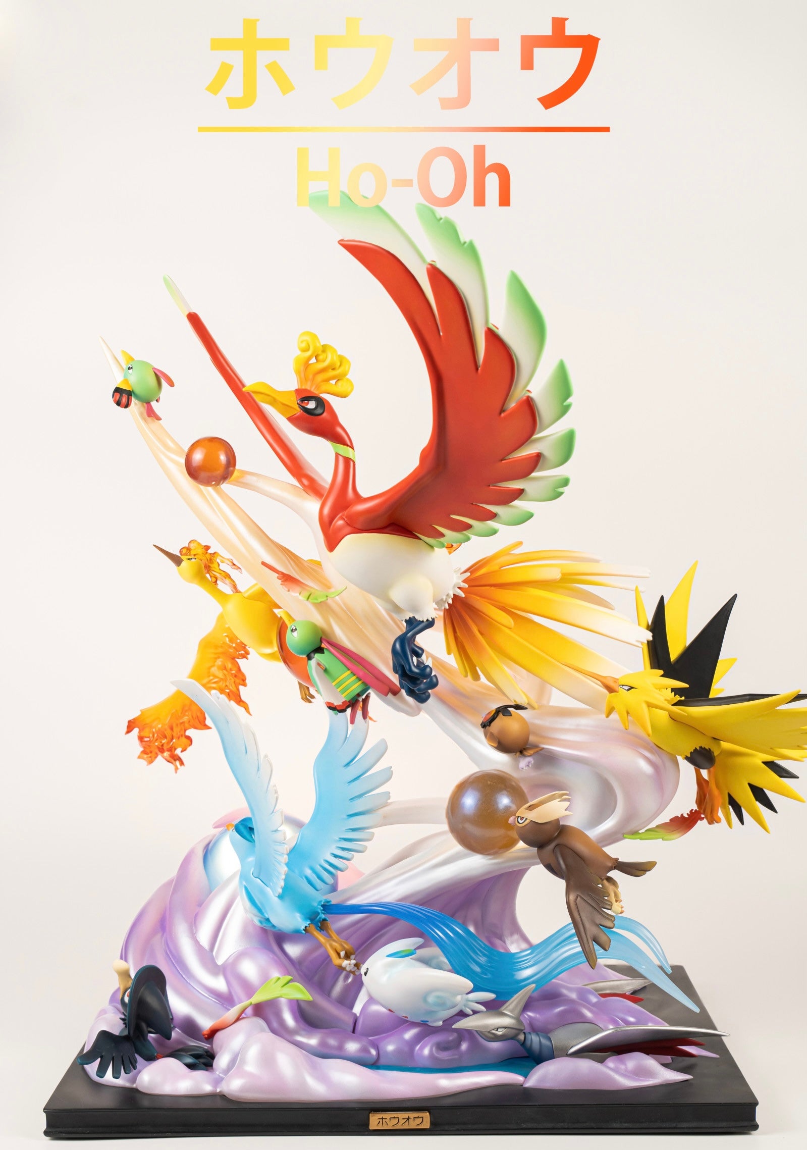 Sold Out〗Pokemon Birds Facing The Phoenix Model Statue Resin - PC