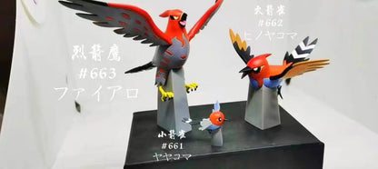 〖Make Up The Balance〗Pokemon Scale World Fletchling Fletchinder Talonflame #661 #662 #663 1:20 - XY‘House Studio