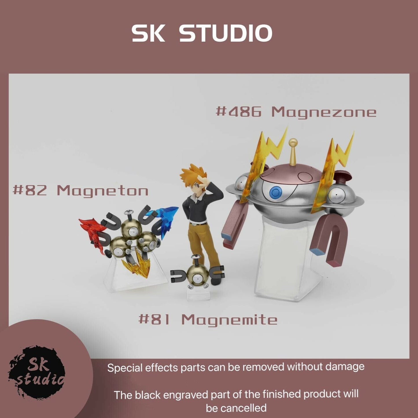 〖Sold Out〗Pokemon Scale World Magnemite Magneton Magnezone #081 #082 #486 1:20 - SK Studio